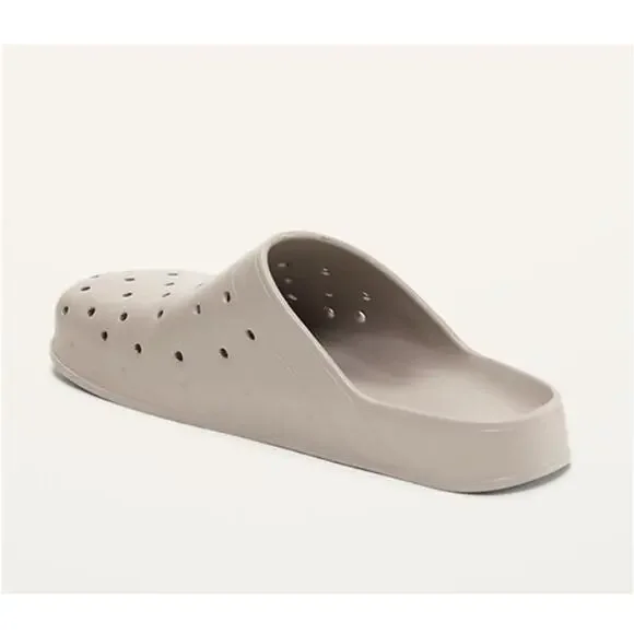 Old Navy Women's Cream Perforated‎ Clog Shoes Size 9 - Picture 3 of 5